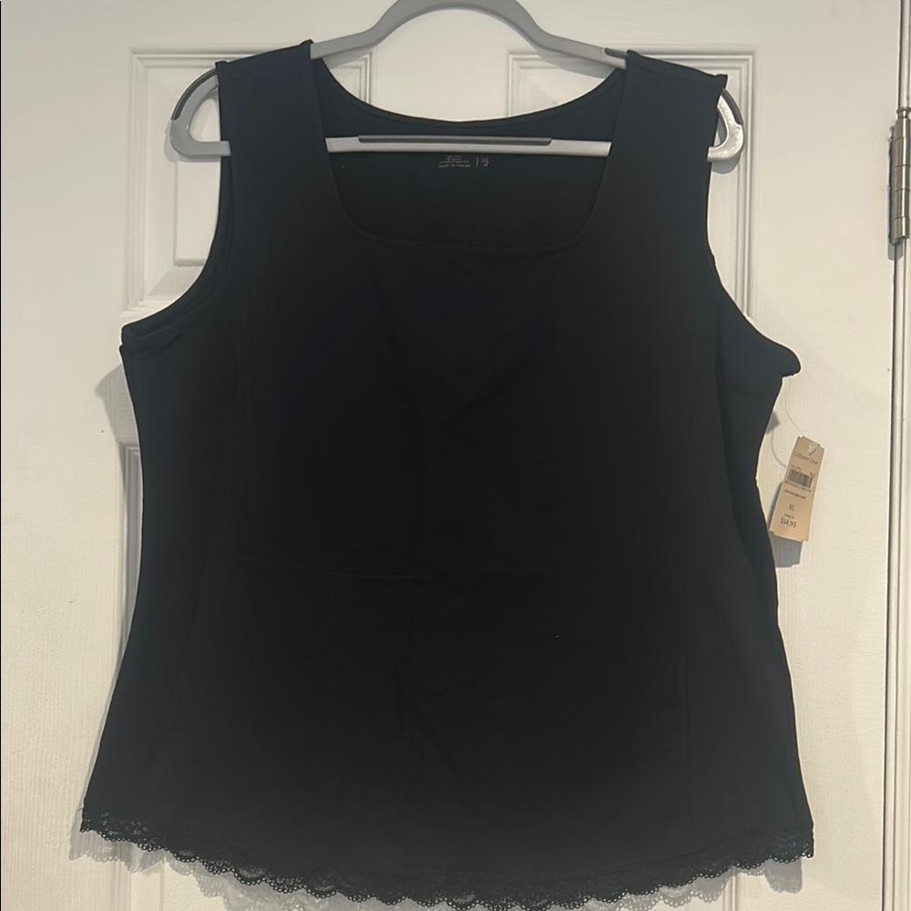 Elegant Black Sleeveless Top